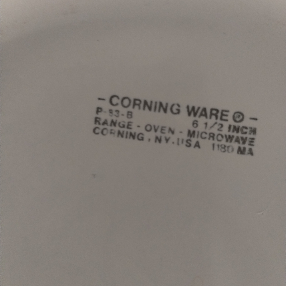 2 Vintage Corning Ware Cornflower Blue P-83-B Sauce Pan Skillets - Picture 9 of 10